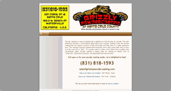 Desktop Screenshot of grizzlypowdercoating.com